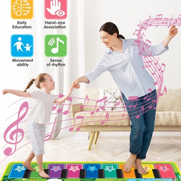 Baby/toddler floor piano mat for animals. New in bag - Picture 2 of 7